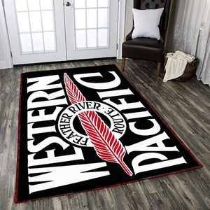 Railspirit Wpacific Area Rug Western Pacific Rairoad Rug Gift Idea For Train Lovers