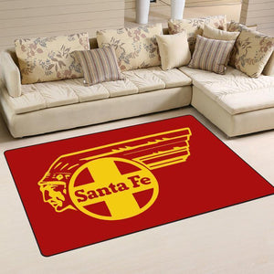 Railspirit Santafe Area Rug Santa Fe Railroad Rug Gift Idea For Train Lovers