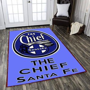 Railspirit Santafe Area Rug The Chief Santa Fe Railroad Rug Gift Idea For Train Lovers