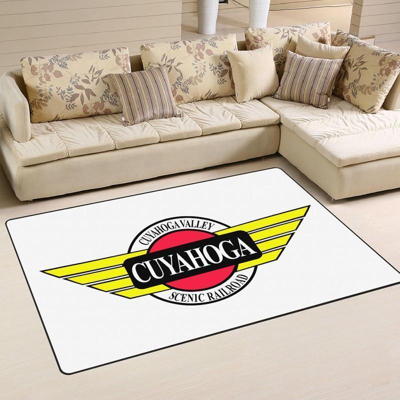Railspirit Cuyahoga Area Rug Cuyahoga Valley Scenic Railroad Gift Idea For Train Lovers