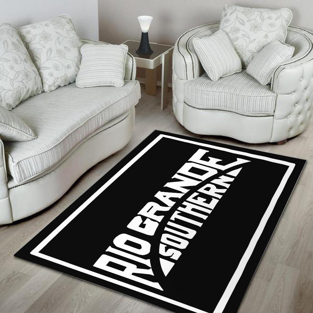 Railspirit Rgsrr Area Rug Rgs Rio Grande Southern Railroad Black Rug Gift Idea For Train Lovers