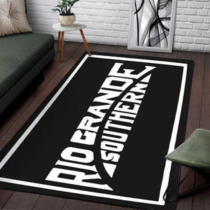 Railspirit Rgsrr Area Rug Rgs Rio Grande Southern Railroad Black Rug Gift Idea For Train Lovers