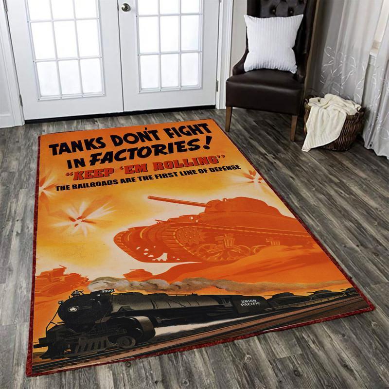 Railspirit Union Pacific Area Rug Union Pacific Bigboy 4014 Rug Gift Idea For Train Lovers