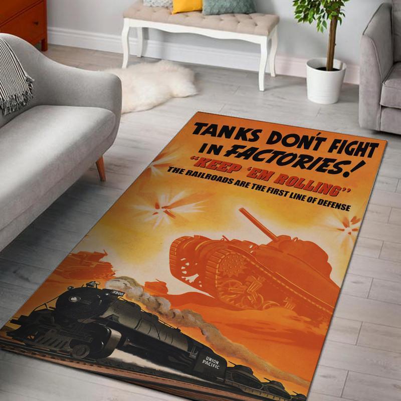 Railspirit Union Pacific Area Rug Union Pacific Bigboy 4014 Rug Gift Idea For Train Lovers