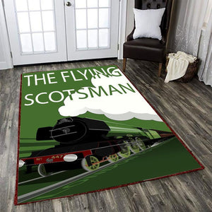 Railspirit Scotsman Area Rug Flying Scotsman Railway Railroad Gift Idea For Train Lovers