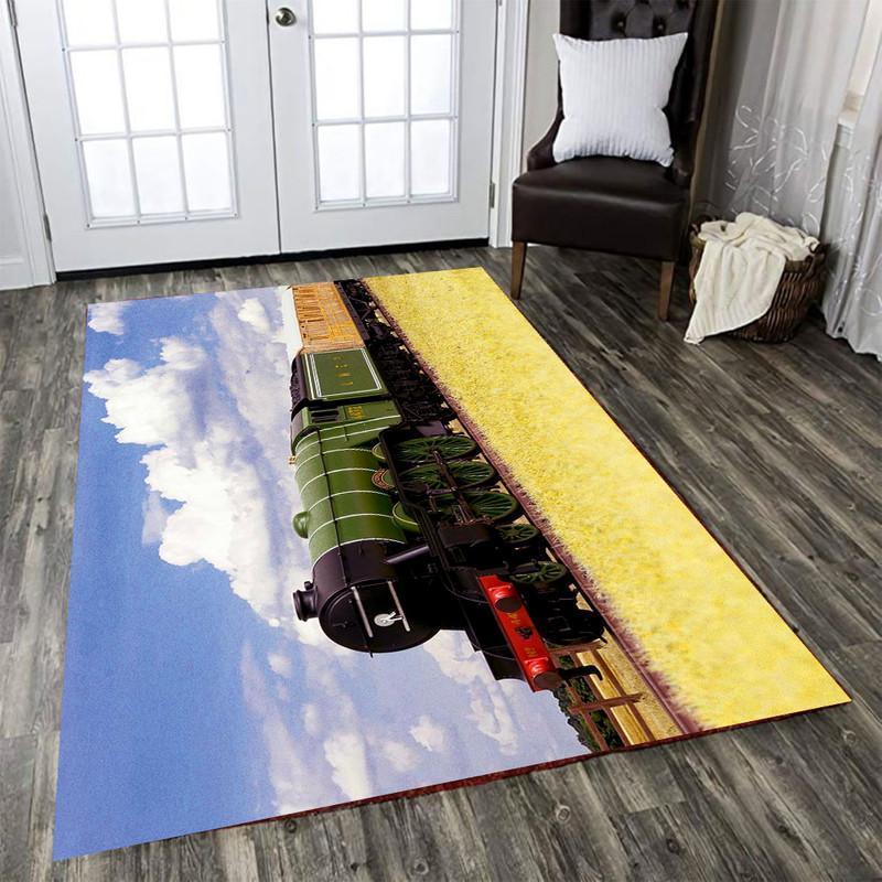 Railspirit Scotsman Area Rug Flying Scotsman Railway Railroad Gift Idea For Train Lovers