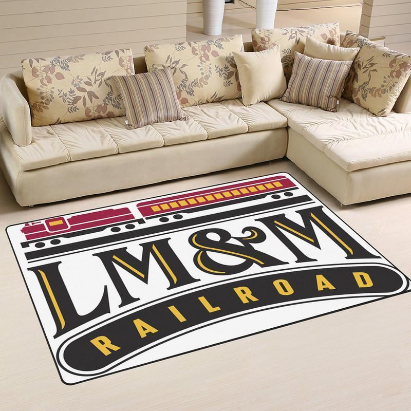 Railspirit Lm&m Lebanon Mason Monroe Railroad Area Rug Gift Idea For Train Lovers