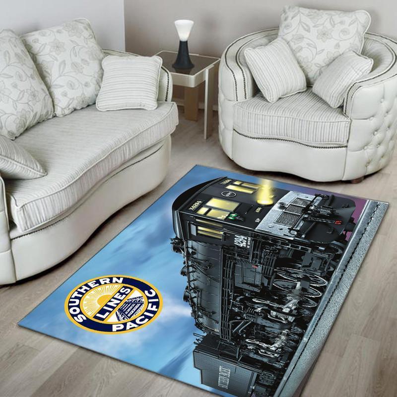 Railspirit Southern Pacific 4294 Railroad Area Rug Gift Idea For Train Lovers
