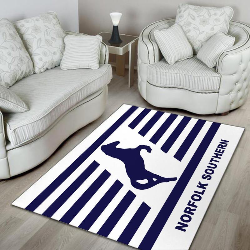 Railspirit Norfolk Southern Railroad Area Rug Gift Idea For Train Lovers