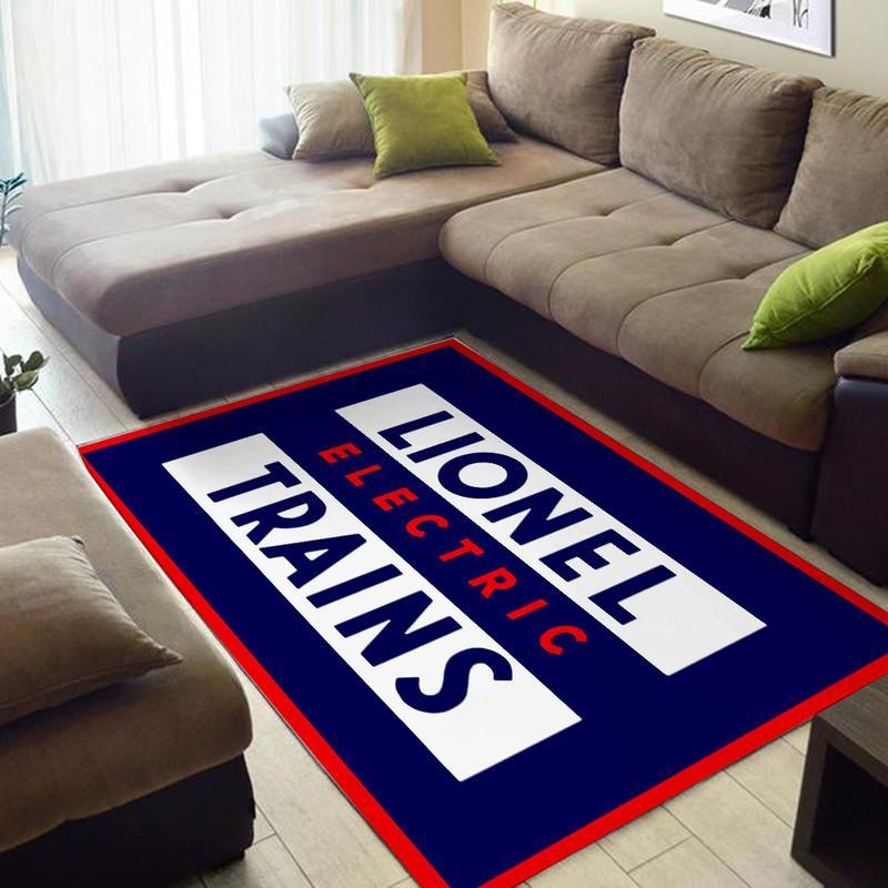 Railspirit Lionel Electic Trains Area Rug Gift Idea For Train Lovers