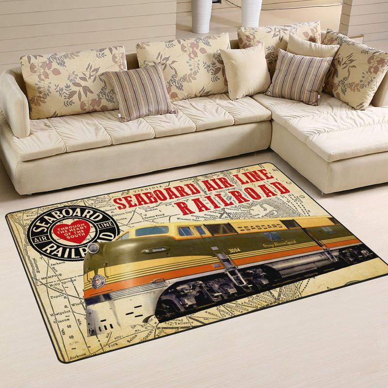 Railspirit Sal Seaboard Air Line Railroad Area Rug Gift Idea For Train Lovers