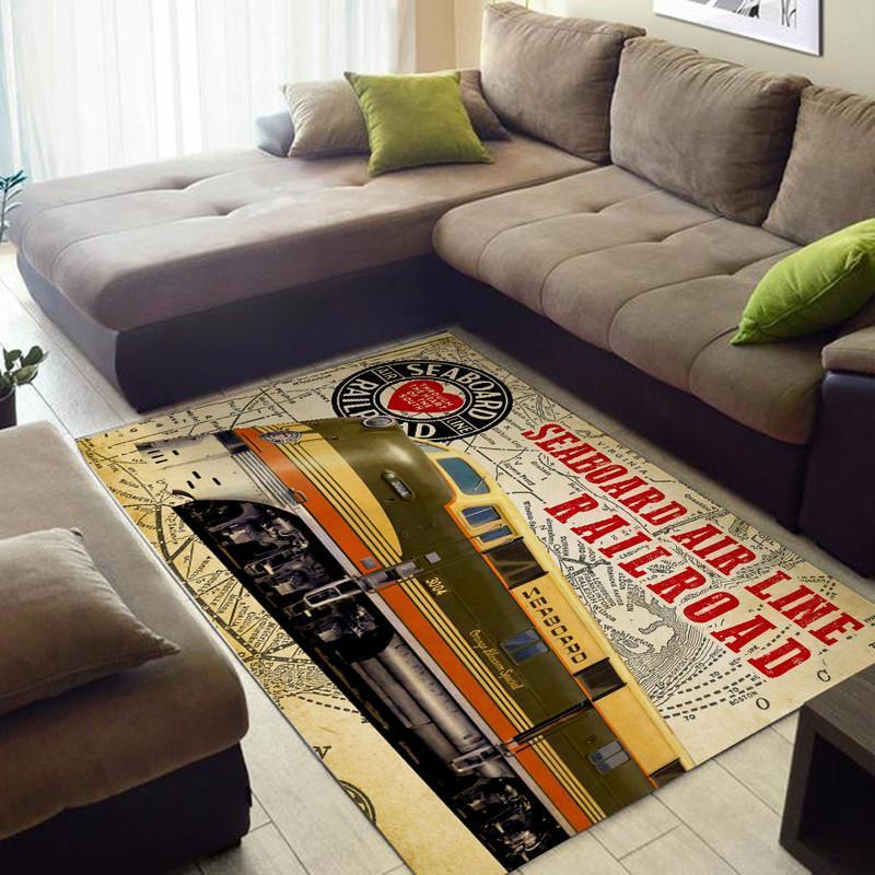 Railspirit Sal Seaboard Air Line Railroad Area Rug Gift Idea For Train Lovers
