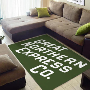 Railspirit Great Northern Express Co Railway Railroad Area Rug Gift Idea For Train Lovers