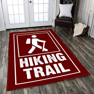 Railspirit Hiking Trail Area Rug Gift Idea For Train Lovers
