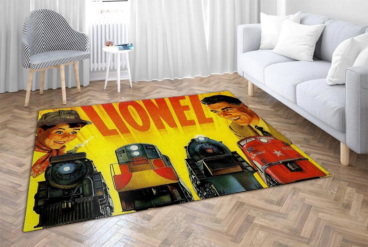 Railspirit Lionel Railroad Railroad Area Rug Gift Idea For Train Lovers