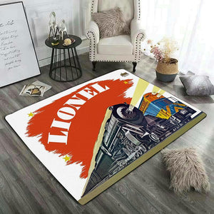 Railspirit Lionel Railroad Area Rug Gift Idea For Train Lovers