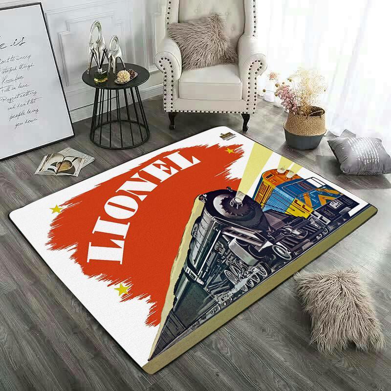 Railspirit Lionel Railroad Area Rug Gift Idea For Train Lovers