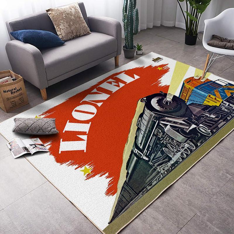 Railspirit Lionel Railroad Area Rug Gift Idea For Train Lovers