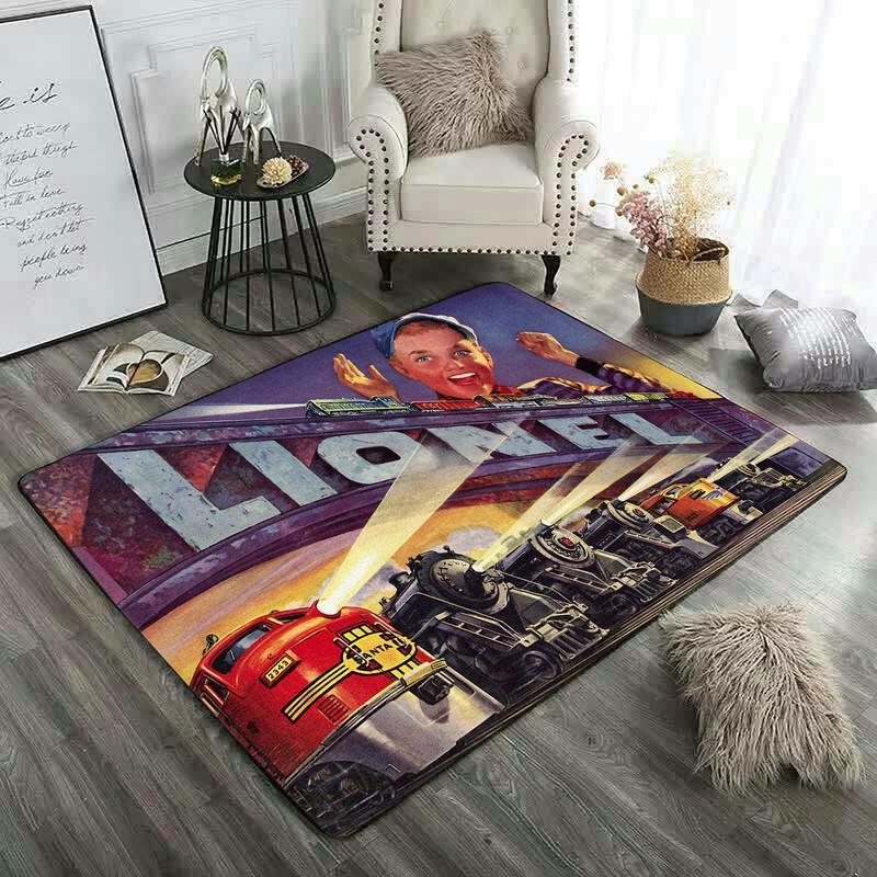 Railspirit Lionel Railroad Area Rug Gift Idea For Train Lovers