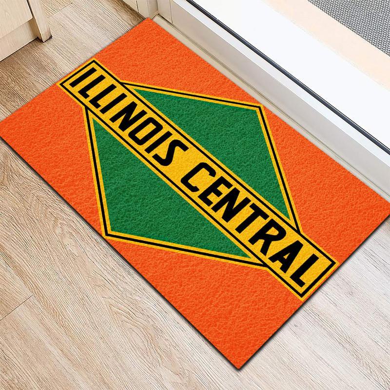 Railspirit Ic Illinois Central Railroad Area Rug Gift Idea For Train Lovers
