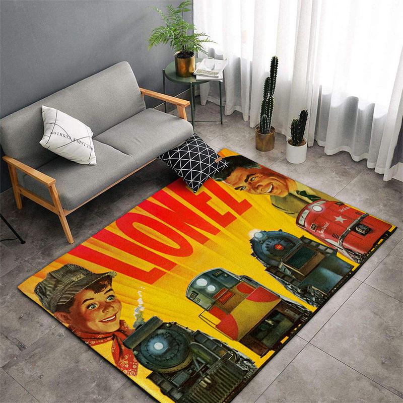 Railspirit Lionel Railroad Father & Son Area Rug Gift Idea For Train Lovers