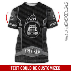 Custom Name Truck Driver Uniform Clothes, Personalized Trucking Apparel