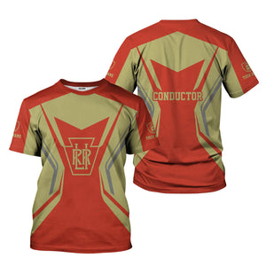 Railspirit Personalized Long Island Railroad T-Shirt Unique Style with Custom Job Train Shirt