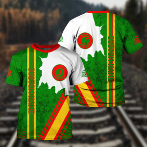 Railspirit Personalized Elgin Joliet And Eastern Railroad T-Shirt All Over Printed Unisex Shirt