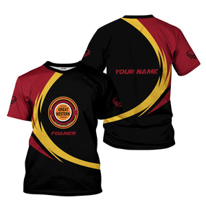 Railspirit Personalized Chicago Great Western Railroad T-Shirt Unique Graphic Style Shirt For Train Enthusiasts