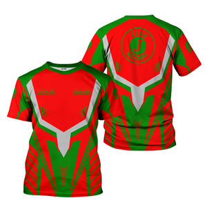 Railspirit Personalized Elgin Joliet And Eastern Railroad T-Shirt Workwear-Inspired with Custom Position Train Shirt