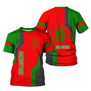 Railspirit Personalized Elgin Joliet And Eastern Railroad T-Shirt Unique Railway Style with Custom Job Train Shirt