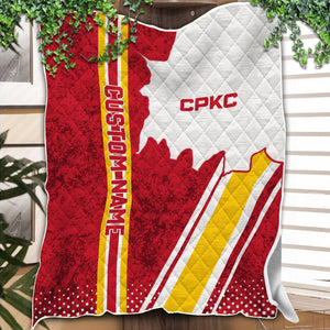 Railspirit Personalized Canadian Pacific Kansas City Premium Quilts Vintage CPKC All Over Printed Premium Quilts