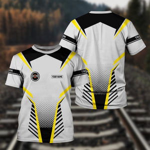 Railspirit Personalized Bessemer And Lake Erie Railroad T Shirt Unisex Train Shirt All Over Print