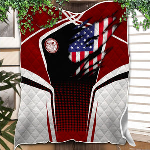 Railspirit Personalized Detroit & Mackinac Railroad Premium Quilts American Vintage All Over Printed Premium Quilts