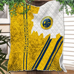 Railspirit Personalized Alaska Railroad Premium Quilts Vintage All Over Printed Premium Quilts