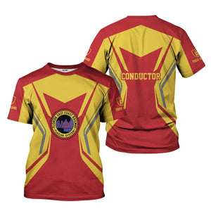 Railspirit Personalized Florida East Coast Railway T-Shirt Unique Style with Custom Job Train Shirt