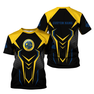 Railspirit Personalized Alaska Railroad T-Shirt Dynamic Design Style Perfect Shirt for Train Enthusiasts