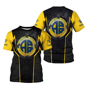 Railspirit Personalized Alaska Railroad T-Shirt Cracked Metal Design Train Shirt for Rail Enthusiasts