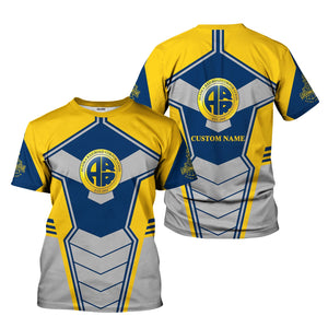 Railspirit Personalized Alaska Railroad T-Shirt Engine-Inspired Style Train Shirt for Railroad Fanatic