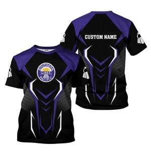 Railspirit Personalized Southern Pacific Railroad T-Shirt Dynamic Design Style Perfect Shirt for Train Enthusiasts