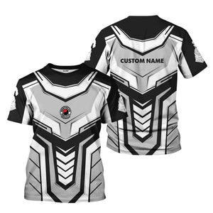 Railspirit Personalized Northern Pacific Railway T-Shirt Armor-Inspired Design Train Shirt All Over Print