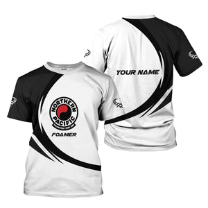 Railspirit Personalized Northern Pacific Railway T-Shirt Unique Graphic Style Shirt For Train Enthusiasts