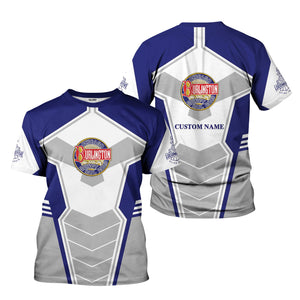 Railspirit Personalized Chicago, Burlington and Quincy Railroad T-Shirt Engine-Inspired Style Train Shirt for Railroad Fanatic