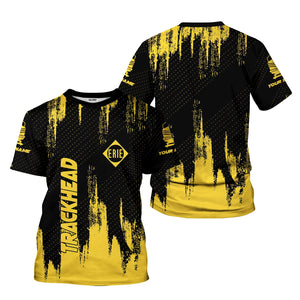 Railspirit Personalized Erie Railroad T-Shirt Paint Impact Design Train Shirt for Trackhead