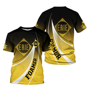 Railspirit Personalized Erie Railroad T-Shirt Railway-Themed Style Shirt Gift Idea For Trainspotter
