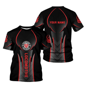 Railspirit Personalized Seaboard Air Line Railroad T-Shirt Striking Line Style Train Shirt For Locomotive Lovers