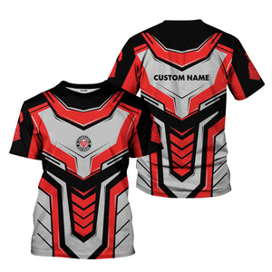 Railspirit Personalized Seaboard Air Line Railroad T-Shirt Armor-Inspired Design Train Shirt All Over Print