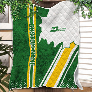 Railspirit Personalized Burlington Northern Railroad Premium Quilts Vintage All Over Printed Premium Quilts