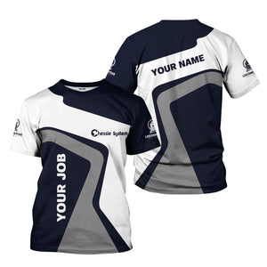 Railspirit Personalized Chessie System Railroad T-Shirt Unique Design with Custom Job Position Train Shirt