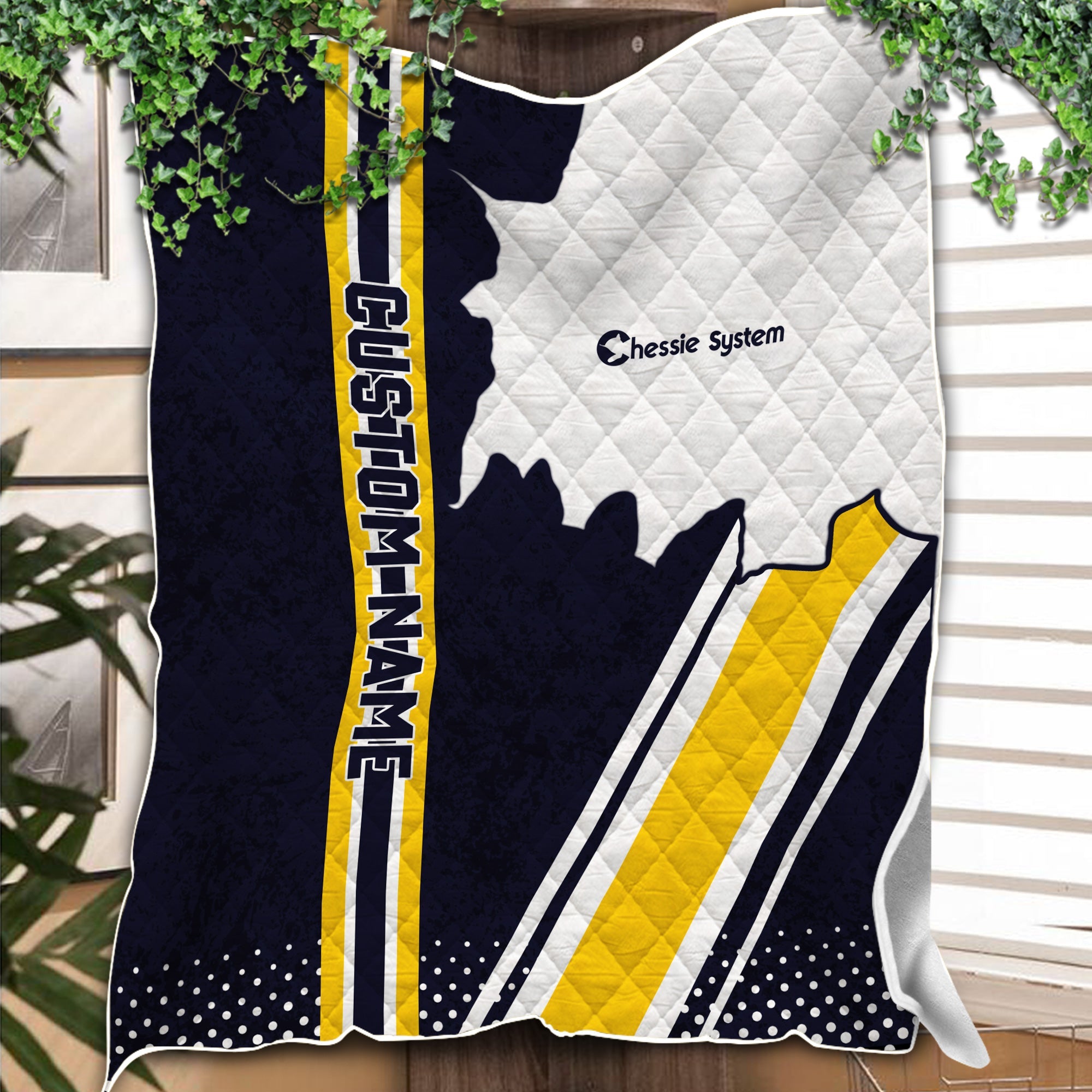 Railspirit Personalized Chessie System Railroad Premium Quilts Vintage All Over Printed Premium Quilts
